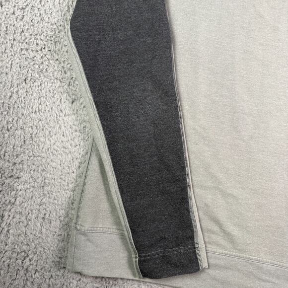 Lululemon Reversible Sweatshirt Mens M Gray Geometric Crewneck Pullover Stretch - Picture 4 of 10